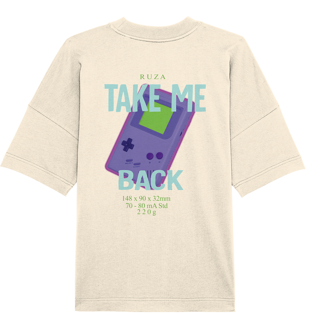 Take me back Backprint Oversize T-shirt